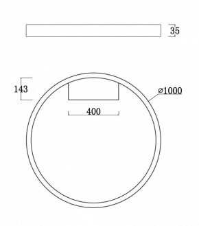 Накладной светильник Maytoni Rim MOD058CL-L65B4K в Шадринске - shadrinsk.mebel24.online | фото 3