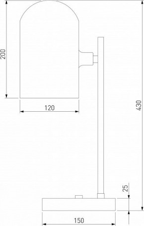 Настольная лампа декоративная Eurosvet Bambola 01164/1 латунь в Шадринске - shadrinsk.mebel24.online | фото 2