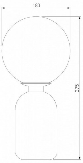 Настольная лампа декоративная Eurosvet Bubble 01197/1 белый в Шадринске - shadrinsk.mebel24.online | фото 2