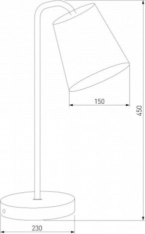 Настольная лампа декоративная Eurosvet Montero 01134/1 белый в Шадринске - shadrinsk.mebel24.online | фото 3