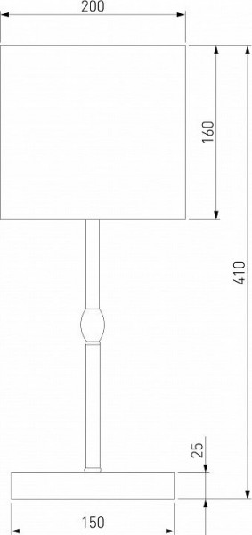 Настольная лампа декоративная Eurosvet Notturno 01162/1 черный в Шадринске - shadrinsk.mebel24.online | фото 4