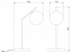 Настольная лампа декоративная Eurosvet Shape 01213/1 хром в Шадринске - shadrinsk.mebel24.online | фото 3