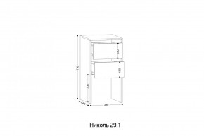 НИКОЛЬ 25 Шкаф 5-ти створчатый в Шадринске - shadrinsk.mebel24.online | фото 7
