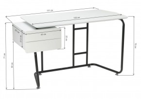 Офисная мебель Desk white / black в Шадринске - shadrinsk.mebel24.online | фото 2