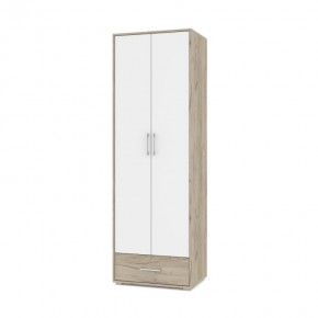 ОЛИВИЯ О22 Шкаф 2-х дверный (дуб серый/белый) в Шадринске - shadrinsk.mebel24.online | фото