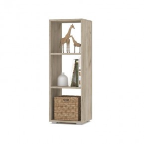 ОЛИВИЯ О53 Стеллаж (дуб крафт серый) в Шадринске - shadrinsk.mebel24.online | фото