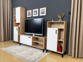 ОСКАР TRIO Гостиная (дуб золотой/белый) в Шадринске - shadrinsk.mebel24.online | фото 3