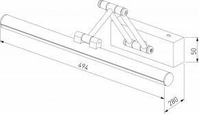 Подсветка для картины Elektrostandard Monza a064136 в Шадринске - shadrinsk.mebel24.online | фото 4