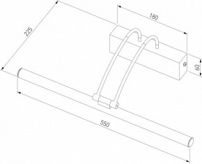 Подсветка для зеркала Elektrostandard Simple a063695 в Шадринске - shadrinsk.mebel24.online | фото 3