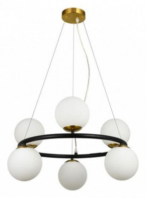 Подвесная люстра Arte Lamp Alcor A2224SP-6BK в Шадринске - shadrinsk.mebel24.online | фото 3