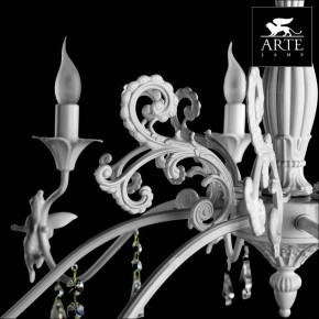 Подвесная люстра Arte Lamp Angelina A5349LM-8WH в Шадринске - shadrinsk.mebel24.online | фото 6