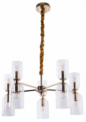 Подвесная люстра Arte Lamp Charm A1623LM-10GO в Шадринске - shadrinsk.mebel24.online | фото