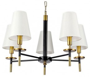 Подвесная люстра Arte Lamp Riccardo A4075LM-5BK в Шадринске - shadrinsk.mebel24.online | фото