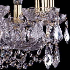 Подвесная люстра Bohemia Ivele Crystal 1402 1402/10/240/G/Leafs в Шадринске - shadrinsk.mebel24.online | фото 3