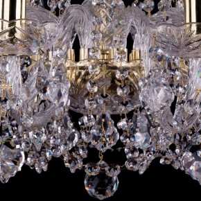Подвесная люстра Bohemia Ivele Crystal 1402 1402/10/240/G/Leafs в Шадринске - shadrinsk.mebel24.online | фото 5
