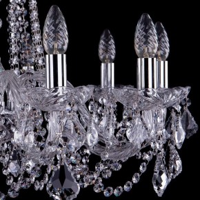 Подвесная люстра Bohemia Ivele Crystal 1402 1402/10/240/Ni/Leafs в Шадринске - shadrinsk.mebel24.online | фото 2