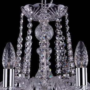 Подвесная люстра Bohemia Ivele Crystal 1402 1402/10/240/Ni/Leafs в Шадринске - shadrinsk.mebel24.online | фото 4
