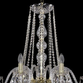 Подвесная люстра Bohemia Ivele Crystal 1402 1402/10/360/G в Шадринске - shadrinsk.mebel24.online | фото 4