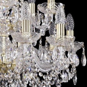 Подвесная люстра Bohemia Ivele Crystal 1402 1402/10+5/195/2d/G в Шадринске - shadrinsk.mebel24.online | фото 2