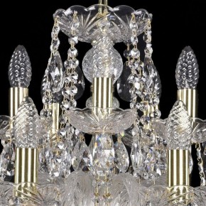 Подвесная люстра Bohemia Ivele Crystal 1402 1402/10+5/240/G в Шадринске - shadrinsk.mebel24.online | фото 4
