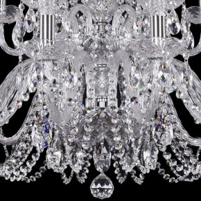 Подвесная люстра Bohemia Ivele Crystal 1402 1402/12+6/300/2d/Ni в Шадринске - shadrinsk.mebel24.online | фото 3