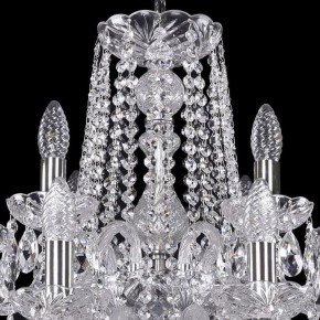 Подвесная люстра Bohemia Ivele Crystal 1402 1402/12+6/300/2d/Ni в Шадринске - shadrinsk.mebel24.online | фото 4