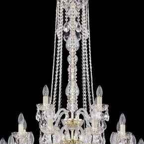 Подвесная люстра Bohemia Ivele Crystal 1402 1402/16+8+4/300/h-123/3d/G в Шадринске - shadrinsk.mebel24.online | фото 4