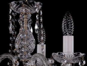 Подвесная люстра Bohemia Ivele Crystal 1402 1402/3/141/Pa в Шадринске - shadrinsk.mebel24.online | фото 3