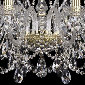 Подвесная люстра Bohemia Ivele Crystal 1411 1411/10/300/G в Шадринске - shadrinsk.mebel24.online | фото 3