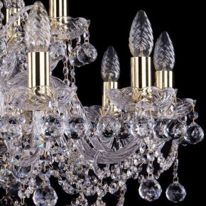 Подвесная люстра Bohemia Ivele Crystal 1411 1411/10+5/240/G/Balls в Шадринске - shadrinsk.mebel24.online | фото 2