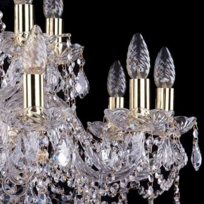 Подвесная люстра Bohemia Ivele Crystal 1411 1411/10+5/240/G/Leafs в Шадринске - shadrinsk.mebel24.online | фото 2