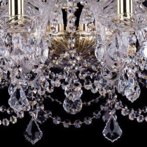 Подвесная люстра Bohemia Ivele Crystal 1411 1411/10+5/240/G/Leafs в Шадринске - shadrinsk.mebel24.online | фото 3