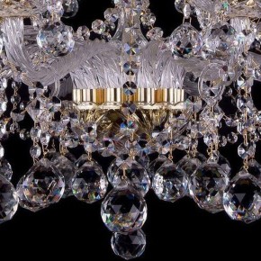 Подвесная люстра Bohemia Ivele Crystal 1413 1413/10+5/300/G/Balls в Шадринске - shadrinsk.mebel24.online | фото 4