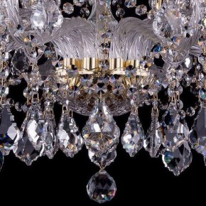 Подвесная люстра Bohemia Ivele Crystal 1413 1413/10+5/300/G/Leafs в Шадринске - shadrinsk.mebel24.online | фото 3
