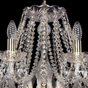 Подвесная люстра Bohemia Ivele Crystal 1413 1413/12/360/G в Шадринске - shadrinsk.mebel24.online | фото 4