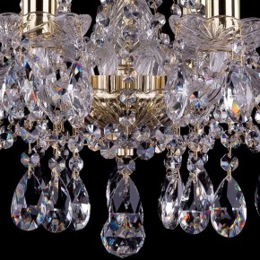 Подвесная люстра Bohemia Ivele Crystal 1413 1413/8/165/G в Шадринске - shadrinsk.mebel24.online | фото 3