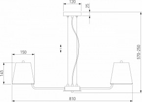 Подвесная люстра Eurosvet Amaretto 60155/8 хром в Шадринске - shadrinsk.mebel24.online | фото 5