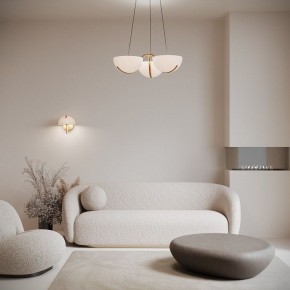 Подвесная люстра Eurosvet Emisfero 50083/3 LED золото в Шадринске - shadrinsk.mebel24.online | фото 4