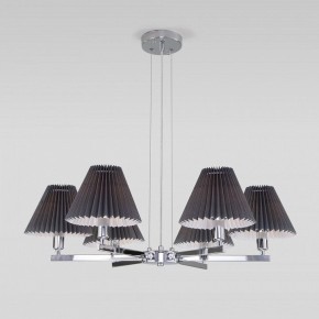 Подвесная люстра Eurosvet Peony 60136/6 хром/графит в Шадринске - shadrinsk.mebel24.online | фото 2