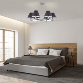 Подвесная люстра Eurosvet Peony 60136/6 хром/графит в Шадринске - shadrinsk.mebel24.online | фото 4
