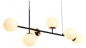 Подвесная люстра iLamp Golden 9136P/6 BK-WH в Шадринске - shadrinsk.mebel24.online | фото