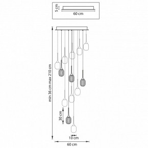 Подвесная люстра Lightstar Acrile 738131 в Шадринске - shadrinsk.mebel24.online | фото 7