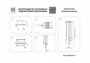 Подвесная люстра Lightstar Colore 805169 в Шадринске - shadrinsk.mebel24.online | фото 3