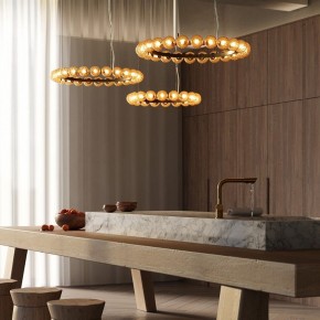 Подвесная люстра Maytoni Ambre MOD331PL-L42BS3K в Шадринске - shadrinsk.mebel24.online | фото 3