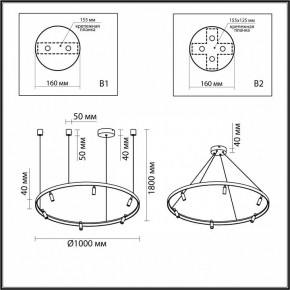 Подвесная люстра Odeon Light Fonda 4317/93L в Шадринске - shadrinsk.mebel24.online | фото 6