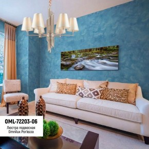 Подвесная люстра Omnilux Porlezza OML-72203-06 в Шадринске - shadrinsk.mebel24.online | фото 8