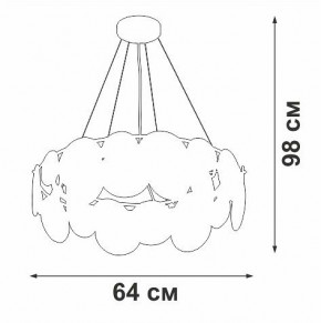 Подвесная люстра Vitaluce V5801 V5801-8/6S в Шадринске - shadrinsk.mebel24.online | фото 7