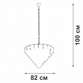 Подвесная люстра Vitaluce V58340 V58340-8/25 в Шадринске - shadrinsk.mebel24.online | фото 3