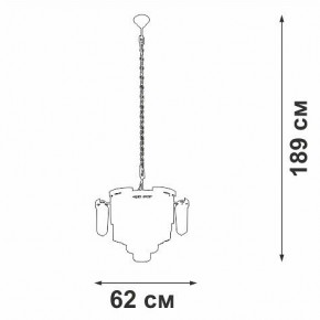Подвесная люстра Vitaluce V58370 V58370-8/13 в Шадринске - shadrinsk.mebel24.online | фото 3