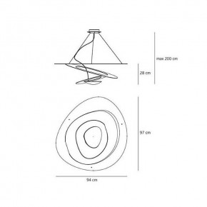 Подвесной светильник Artemide  1239010A в Шадринске - shadrinsk.mebel24.online | фото 5